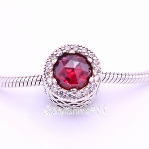 Authentic PANDORA ESSENCE Passion Charm with Synthetic Ruby - 796441SRU